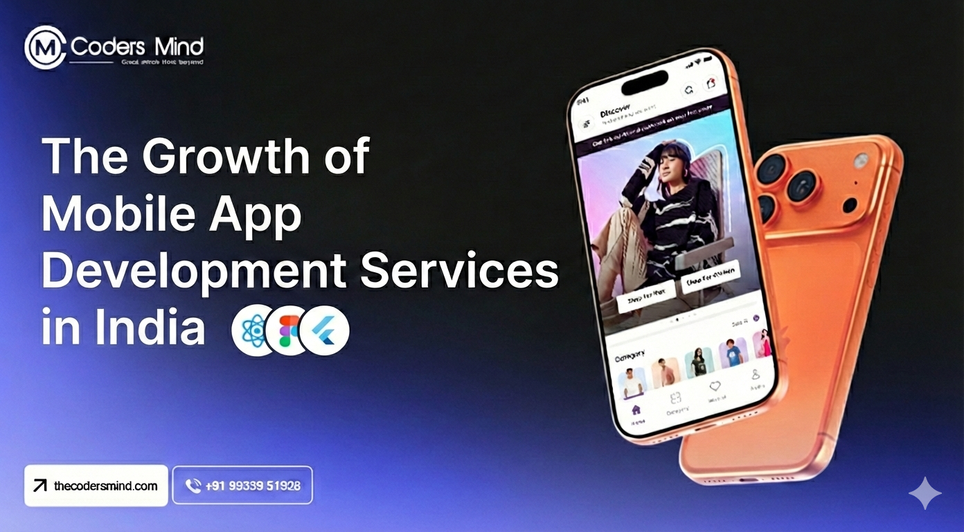 The growth of mobile app development services in India driven by digital transformation, startup innovation, and increasing smartphone adoption
