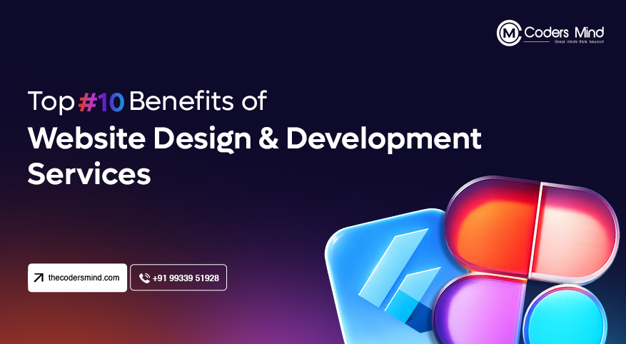 Top benefits of hiring experts for website design and development services including professional design, performance optimization, security, and scalable solutions
