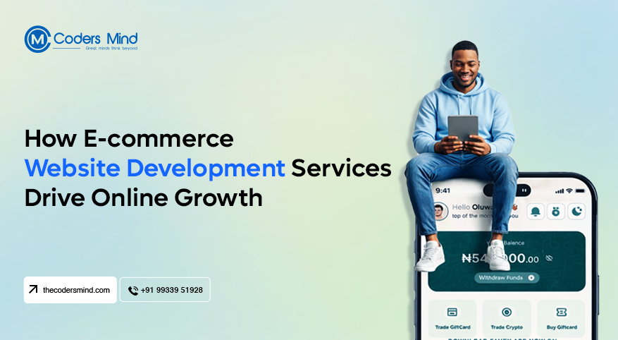 Ecommerce website development services driving online growth, conversions, and customer engagement