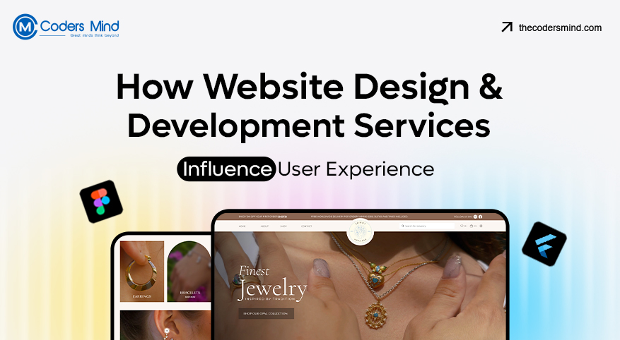 How website design and development services influence user experience through intuitive navigation, responsive layouts, fast loading speed, and accessibility